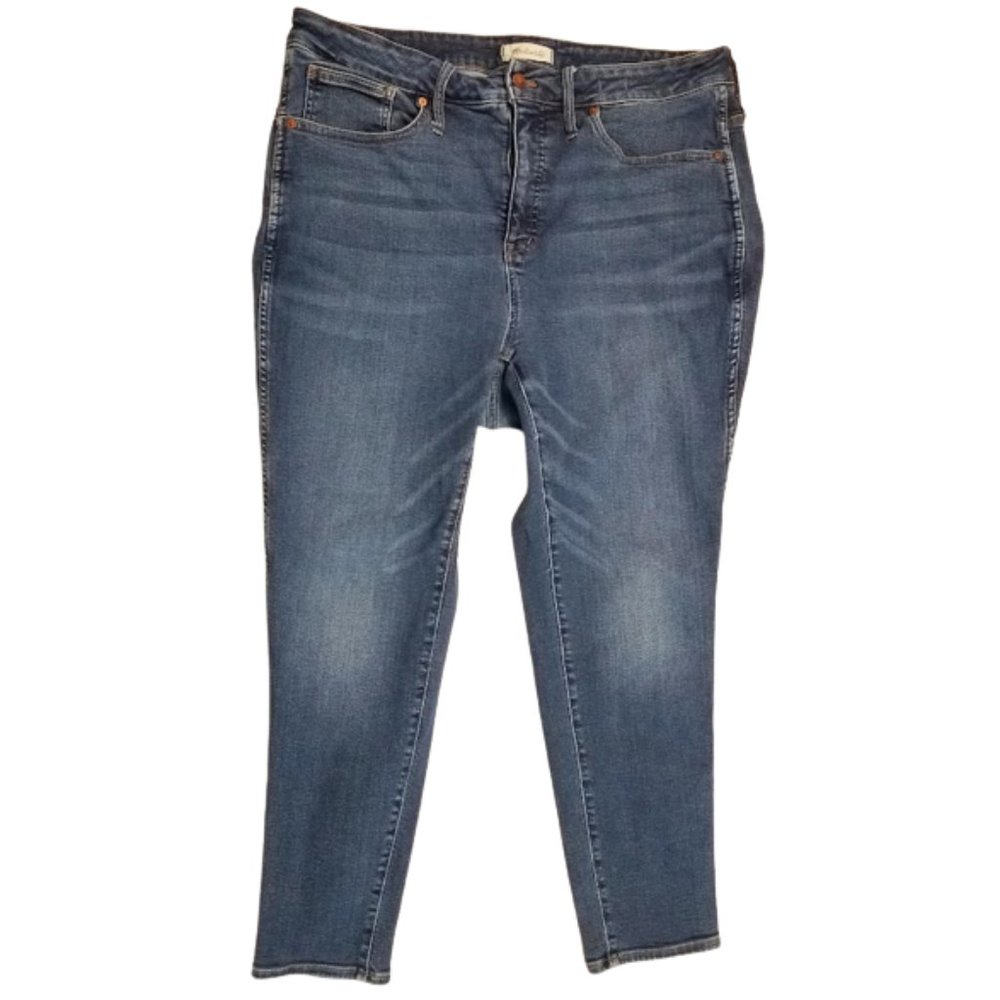 Madewell High-Rise Skinny Jeans in Medium Blue Wash